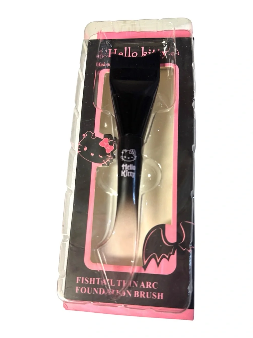 Sanrio 3 Pc Hello Kitty Bundle 13 Pro Max Hula Case AirTag Keychain Makeup Brush